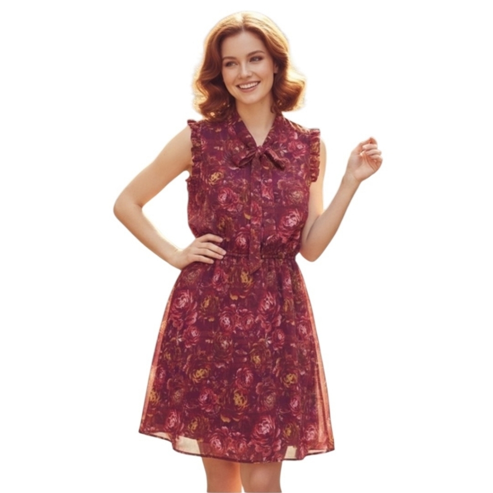 Floral Dress Bow Tie Forever 21